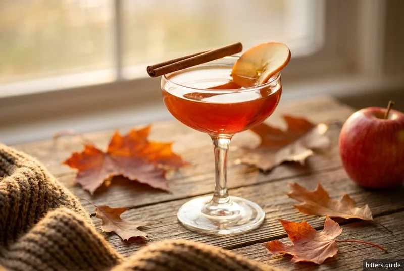 Autumn Leaves — Rye Whiskey mit Apfelbrand und Bitters