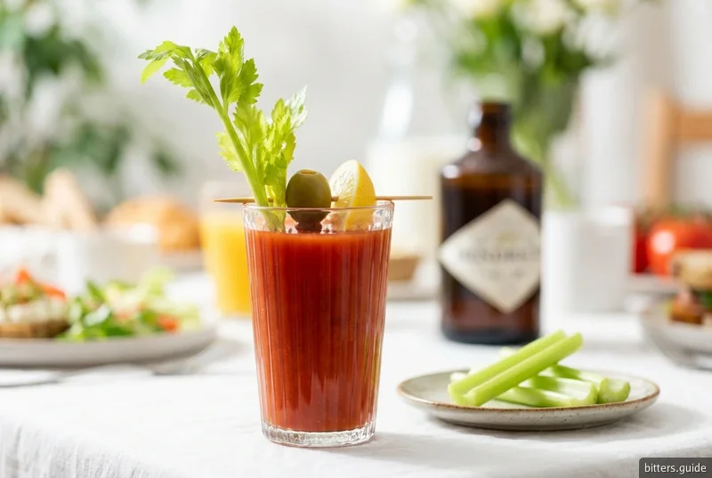 Bloody Mary — Herzhafter Wodka-Cocktail mit Tomate und Sellerie-Bitters
