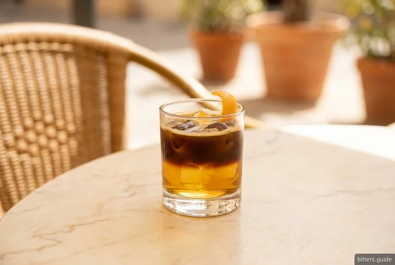 Carajillo — Il classico carajillo spagnolo — espresso caldo corretto con Licor 43, servito sul ghiaccio o caldo