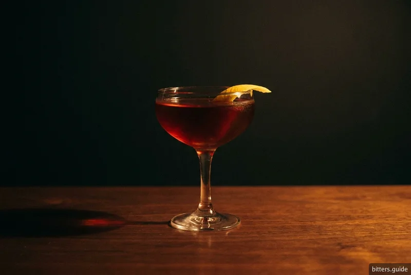 Fourth Regiment — An 1890s Manhattan variant that takes three different bitters