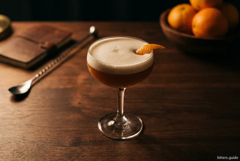 Amaro Sour — Een rijke amaro-sour met citroen en een zijdezachte eiwitlaag