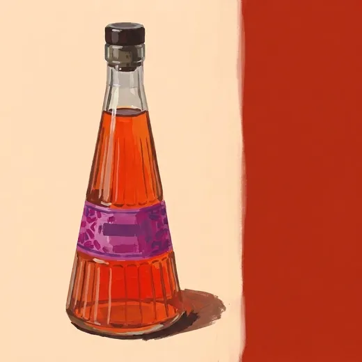 Painted illustration of a bottle of St. Agrestis Inferno Bitter