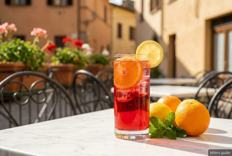 Americano — Apéritif à faible teneur en alcool, au Campari