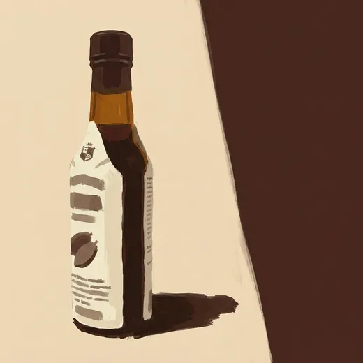 Angostura Cocoa Bitters 酒瓶手繪插畫