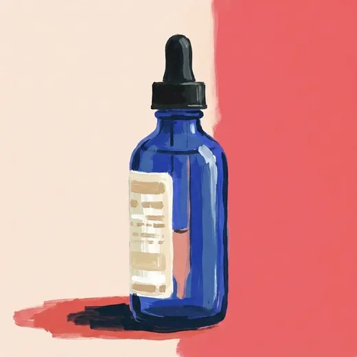 Geschilderde illustratie van een fles Bittermens Hopped Grapefruit Bitters