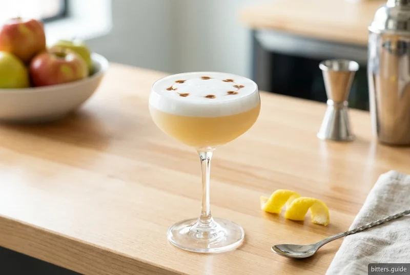 Heidelberg Sour — Deutscher Apfelbrand-Sour mit Kräuter-Bitters