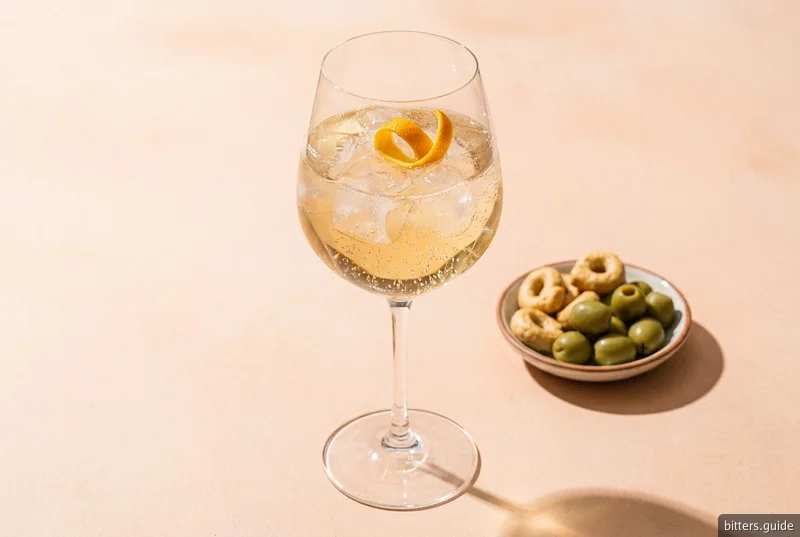 Spritz Med — A Friulian amaro spritz built on ginger ale as well as prosecco