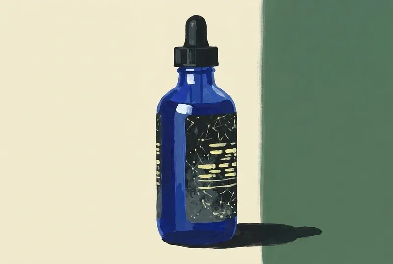 Painted illustration of a bottle of Ms. Better's Bitters Miraculous Foamer