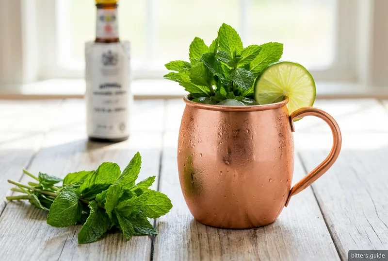 Gin Gin Mule — 金酒配姜汁啤酒与新鲜薄荷