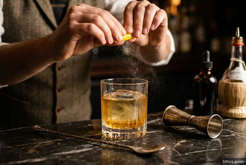 The Improved Cocktail — Modello classico dell'epoca di Jerry Thomas: distillato con maraschino, assenzio e bitter