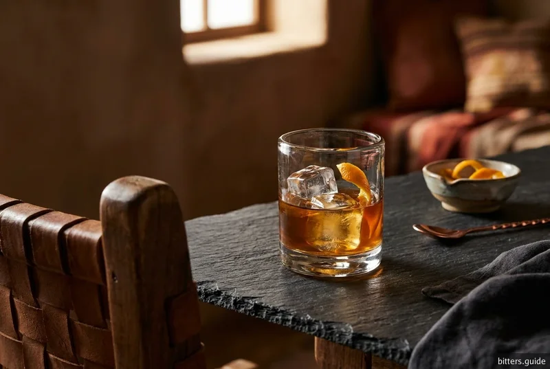 Oaxaca Old Fashioned — 梅斯卡尔与龙舌兰 Old Fashioned