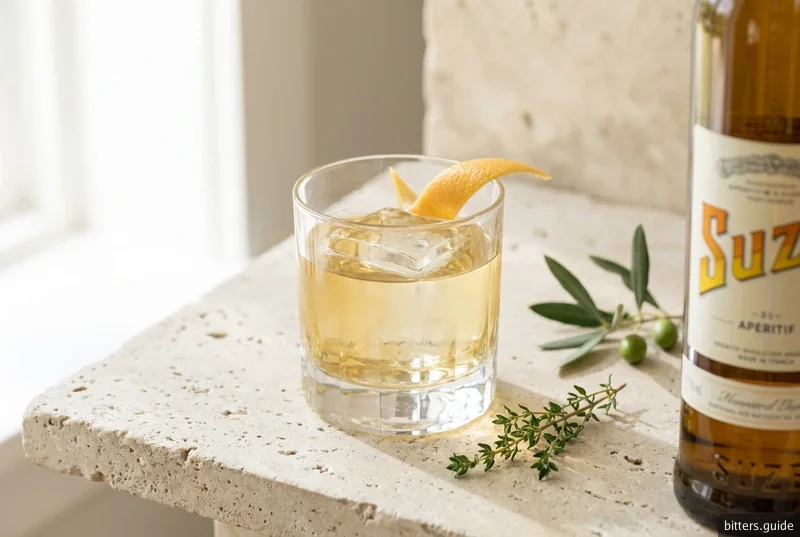 White Negroni — Moderne Negroni-variatie met Suze en Lillet Blanc