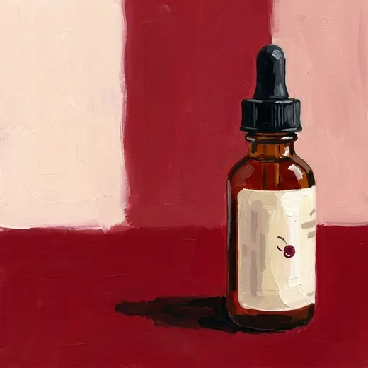 Woodford Reserve Spiced Cherry Bitters 酒瓶手繪插畫
