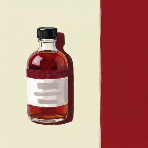 Hella Smoked Chili Bitters 酒瓶手繪插畫
