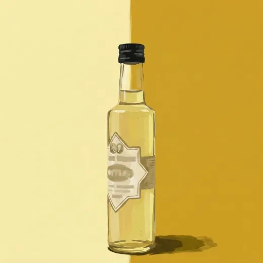 Gemalte Illustration einer Flasche The Bitter Truth Lemon Bitters