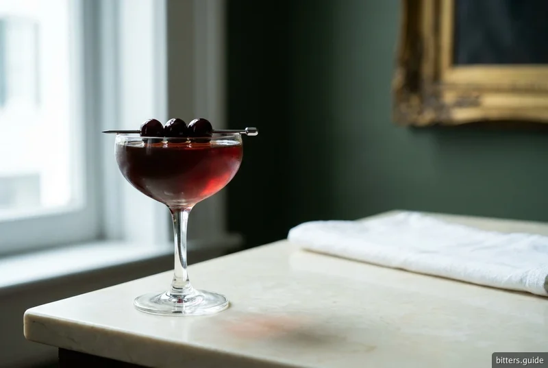 La Louisiane — Rye, süßer Wermut und Bénédictine unter Peychaud's und Absinth
