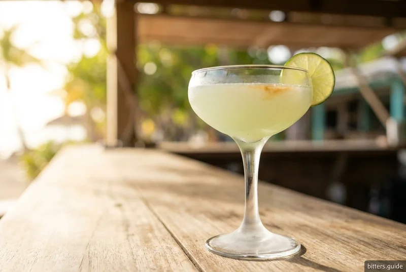 Daiquiri — Rum, lime e zucchero, con il bitter aromatico che Angostura aggiunge nella propria ricetta