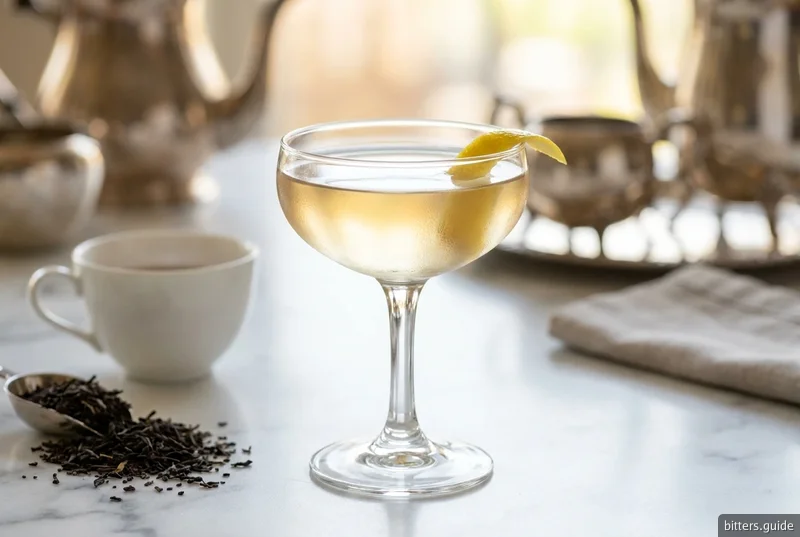 Earl Grey MarTEAni — Gin-Martini mit Earl-Grey-Tee-Infusion