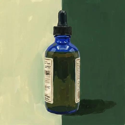Painted illustration of a bottle of Bittermens Amère Sauvage