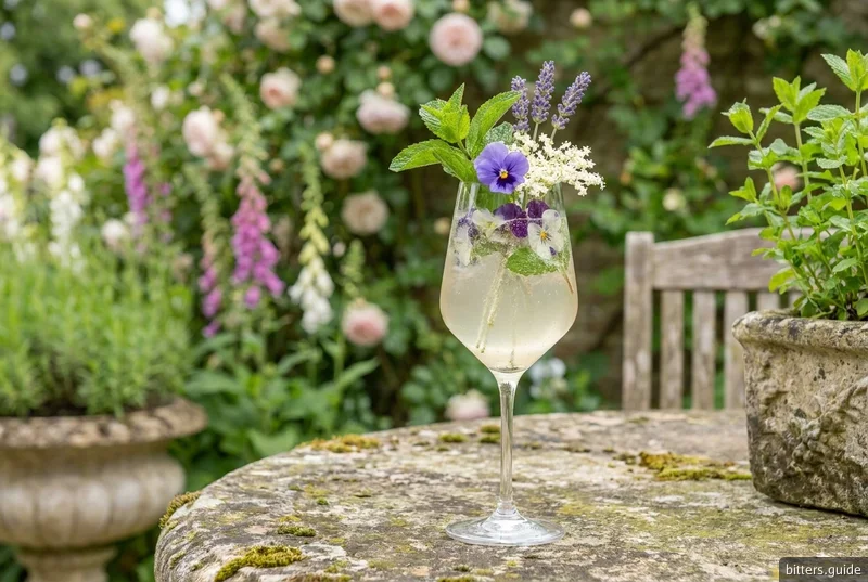 London Garden — Gin-Cocktail mit britischen Kräutern