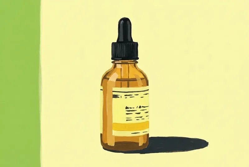Painted illustration of a bottle of Mizuho Shuzo Craft Bitters Citrus