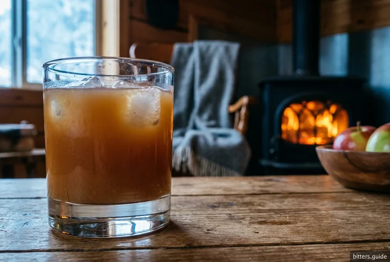 Colorado Cider — An alpine herbal liqueur lengthened with fresh apple cider