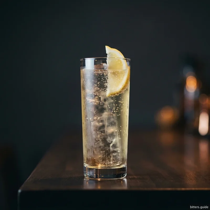 Ginger Highball — A crisp Japanese-style highball lifted with ginger bitters