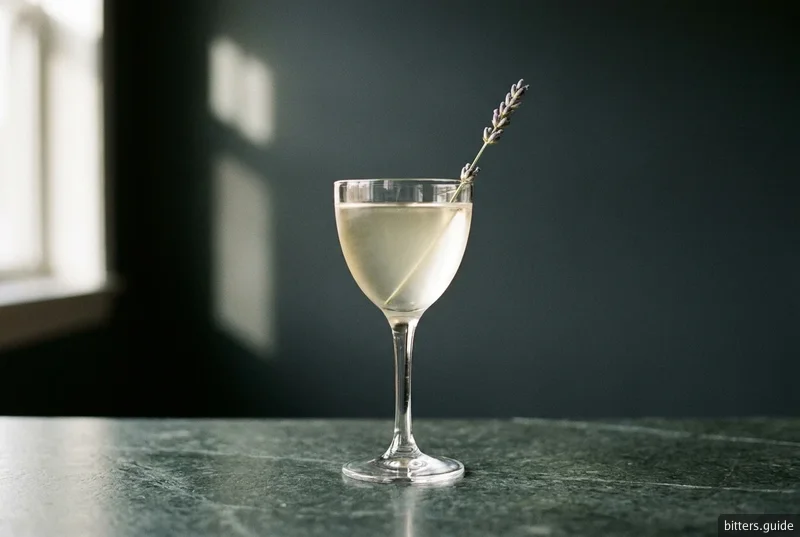 The Joanna — A vodka martini lengthened with fino sherry and elderflower