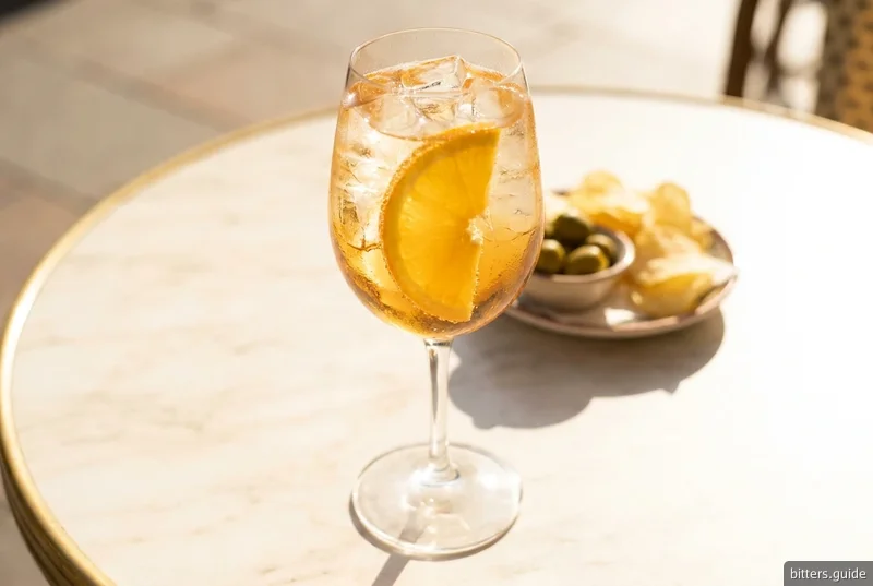 Crodino Aperitivo — Italy's zero-proof aperitivo, poured the way the house says: goblet, ice, orange
