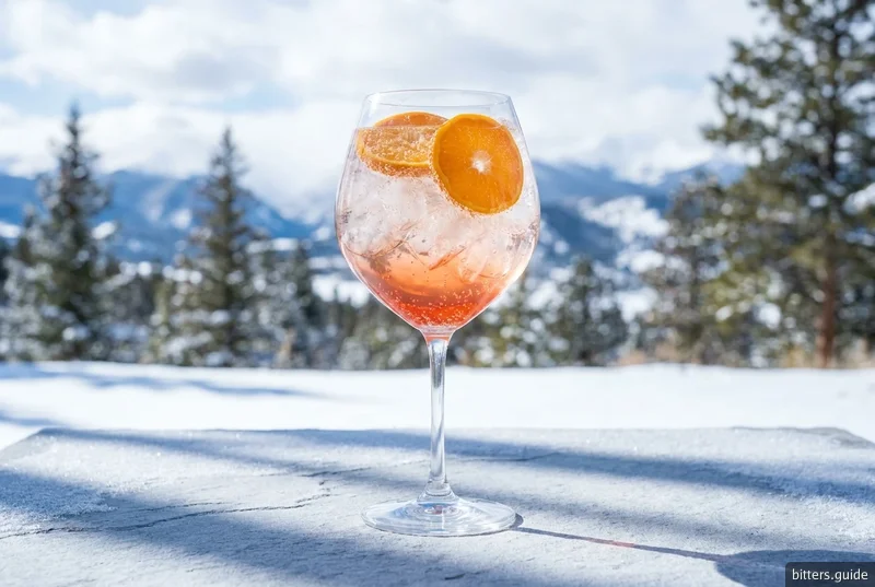 Bitter Spritz — A Colorado bitter under dry champagne and lemon sparkling water