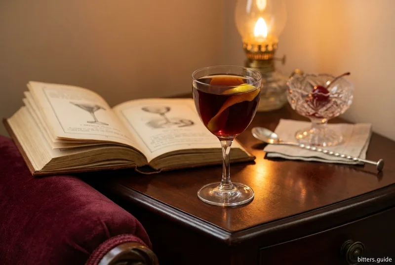 Martinez — Cocktail gin et vermouth, avec bitters à l’orange