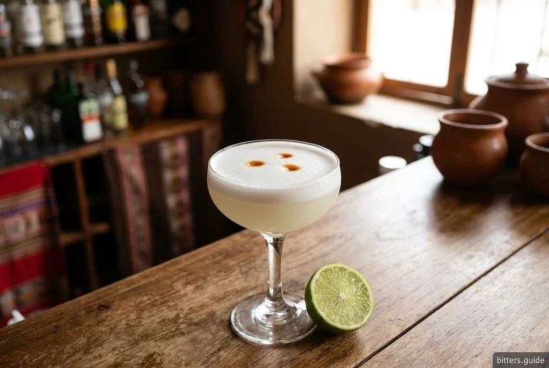 Pisco Sour — Sour péruvien/chilien, au pisco