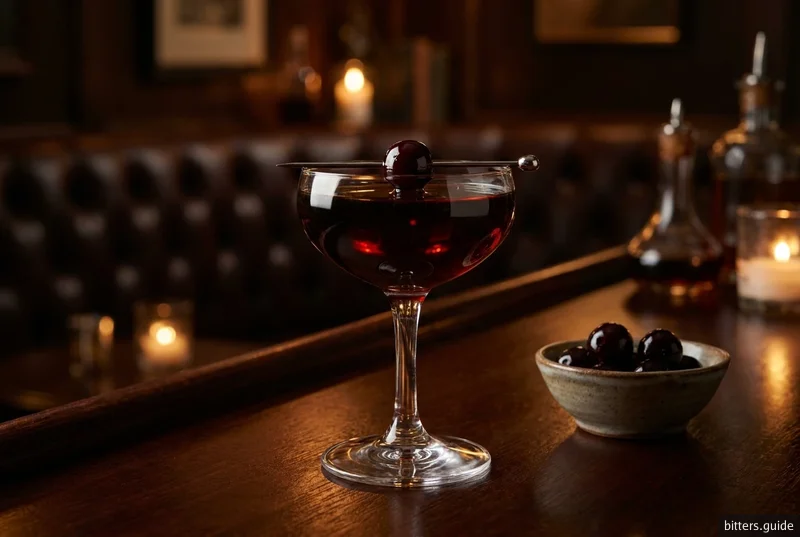 Black Manhattan — 现代 Manhattan 变体，以 Averna 阿马罗替代味美思