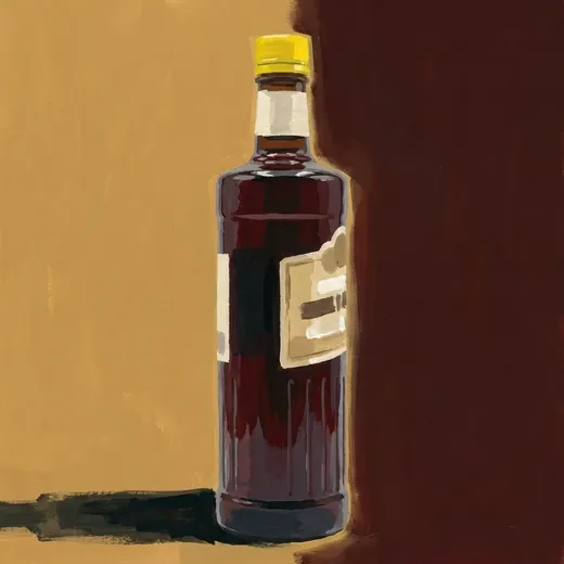 Amaro di Angostura 酒瓶手繪插畫