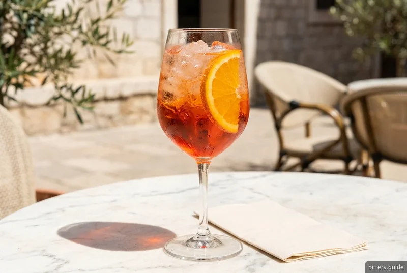 Italian Orange and Tonic — The zero-proof bitter orange aperitif, long over tonic