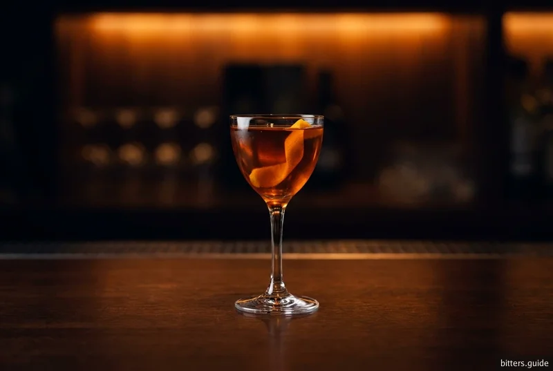 Adonis — Cocktail au xérès à faible teneur en alcool, aux bitters à l’orange