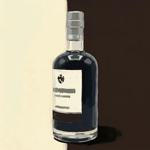 Painted illustration of a bottle of Don Ciccio & Figli Concerto