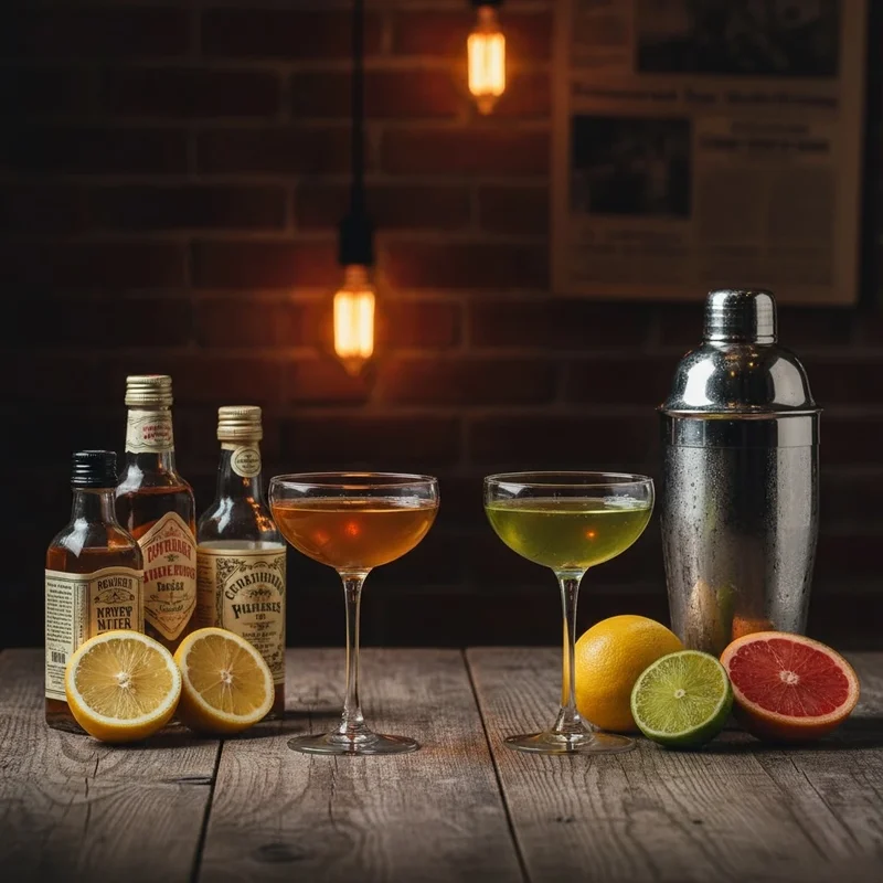 Classic International Standards cocktail collection featuring curated recipes