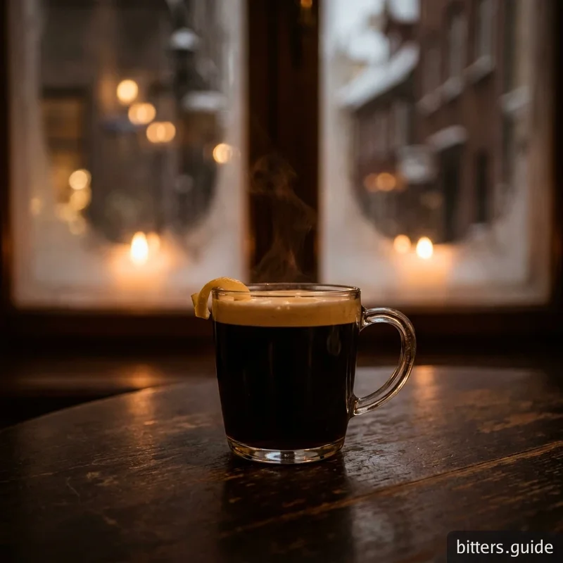 Black Balsam Coffee — The Latvian way with Riga Black Balsam — a measure stirred into hot black coffee, bittersweet and warming