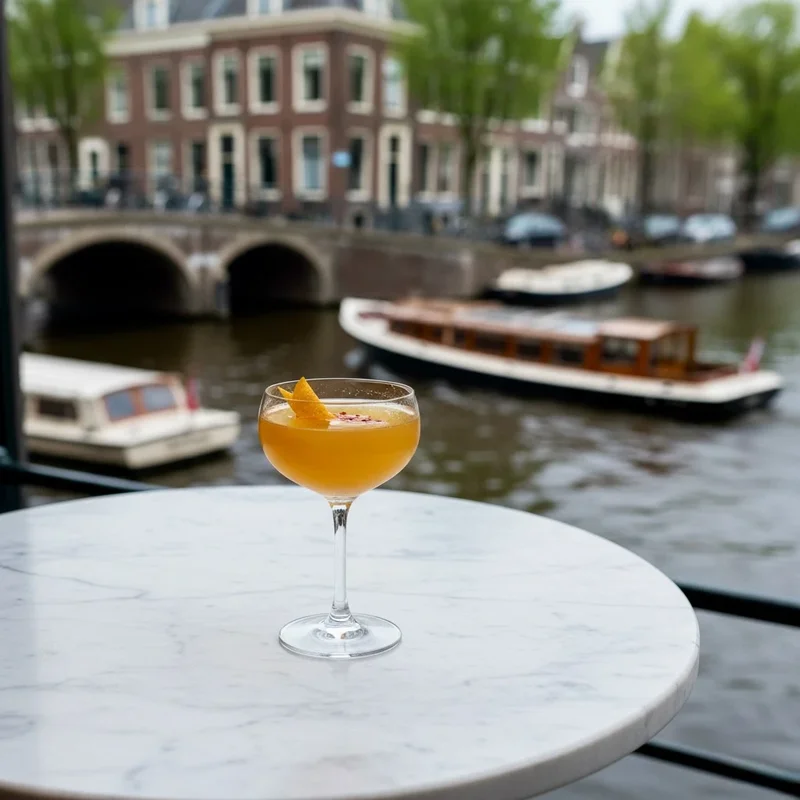 Genever cocktail with Bols Oranjebitter