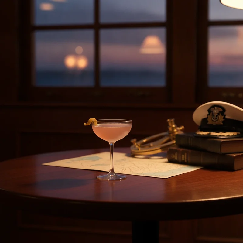 Pink Gin — Gin seasoned with Angostura bitters — the Royal Navy's cocktail