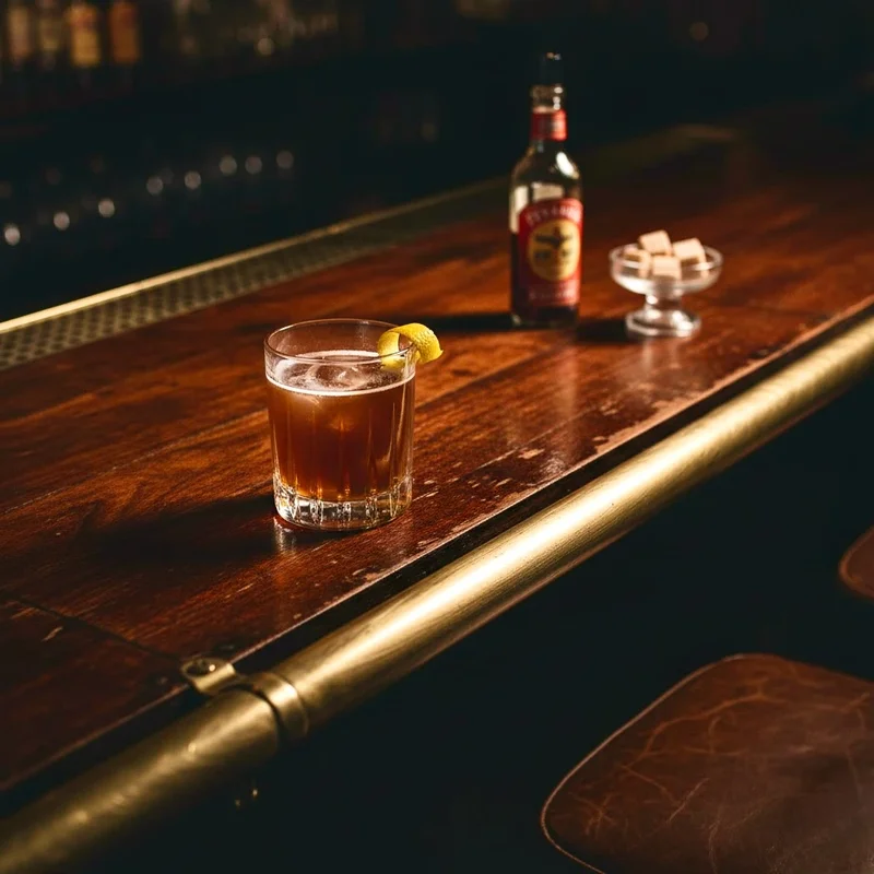 New Orleans cocktail with Peychaud's bitters