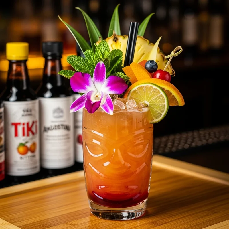 Caribbean-style punch with aromatic bitters